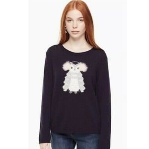 Kate Spade Fuzzy Owl Sweater